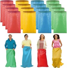 Potato Sack Race Bags for Adults, 51X25 Plastic Bags, Large Size Game Race Bag