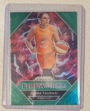 2021 Panini Prizm WNBA -FIREWORKS - #8 DIANA TAURASI - Green Prizm - Mercury