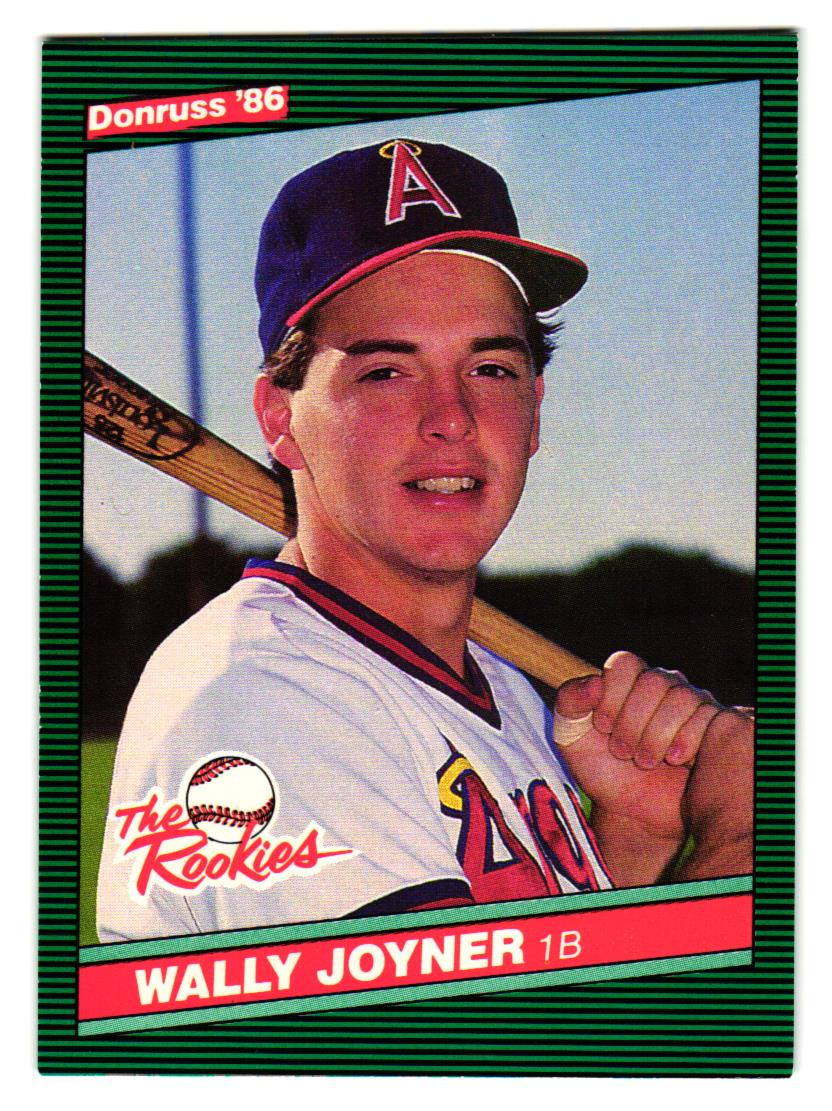 1986 Donruss The Rookies - Wally Joyner #1 (RC) California Angels