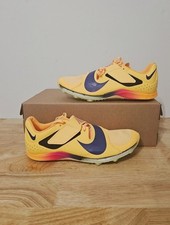 Nike Long Jump Elite Citron Pulse Indigo Burst Mens Size 9.5