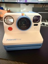 Polaroid Now i-Type Instant Film Camera Blue White Autofocus Tested Works Great