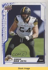 2020 Upper Deck CFL Blue Chris Van Zeyl #20 READ r6v