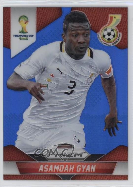 2014 Panini Prizm World Cup Blue Prizm 132/199 Asamoah Gyan #98 19pu
