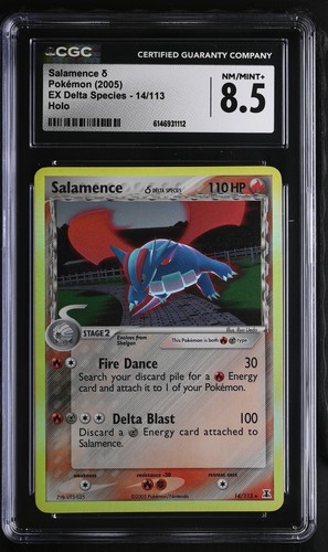 Salamence δ graded CGC 8.5 for sale on eBay