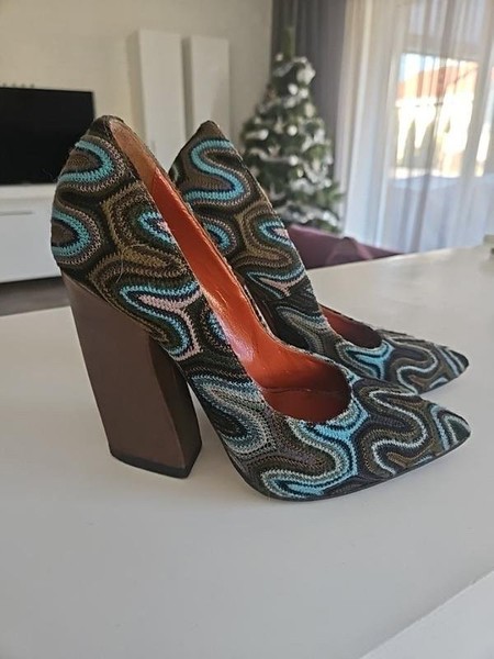 Women Missoni Heels Turquoise 36