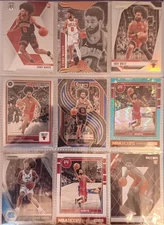 2019-25 Panini basketball cards- Coby White card lot (10 cards)