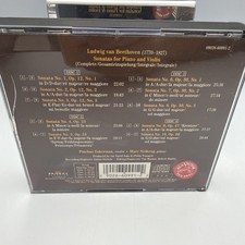 BEETHOVEN - Beethoven: Complete Sonatas For Piano And Violin - 4 CD Box Set VG