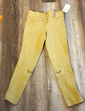 TuffRider Youth Riding Breeches Jodhpurs Beige Tan Khaki Size 26R