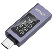 USB C Power Meter USB C Tester, USB Multimeter 4-30V 0-12A Voltage C2301