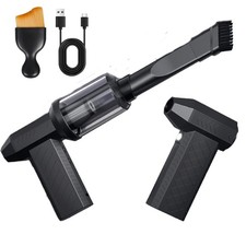 Electric Air Duster Vacuum 2-in-1, Canned Air Alternative Rechargeable Blower...