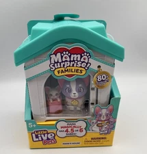 Little Live Pets Dog House FRENCHIE FAMILY Play set Mama Surprise Families NIB