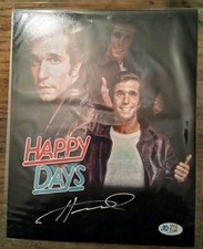 💥HENRY WINKLER signed HAPPY DAYS 8x10 w/ coa 💥FONZIE 💥