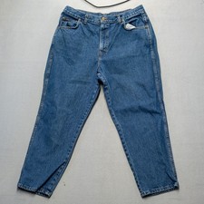 Vintage Chic USA Made Womens 22W Blue High Rise Straight Leg Jeans Denim