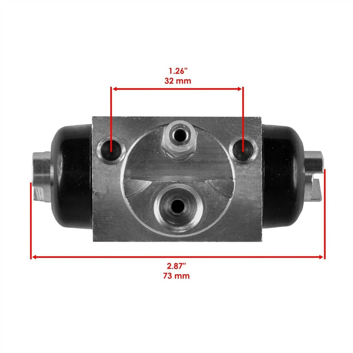 Front Brake Cylinder w/ Pads for Kawasaki Mule SX 4X4 FI KAF400