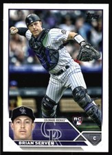 2023 Topps Brian Serven  Rookie  #41 Colorado Rockies