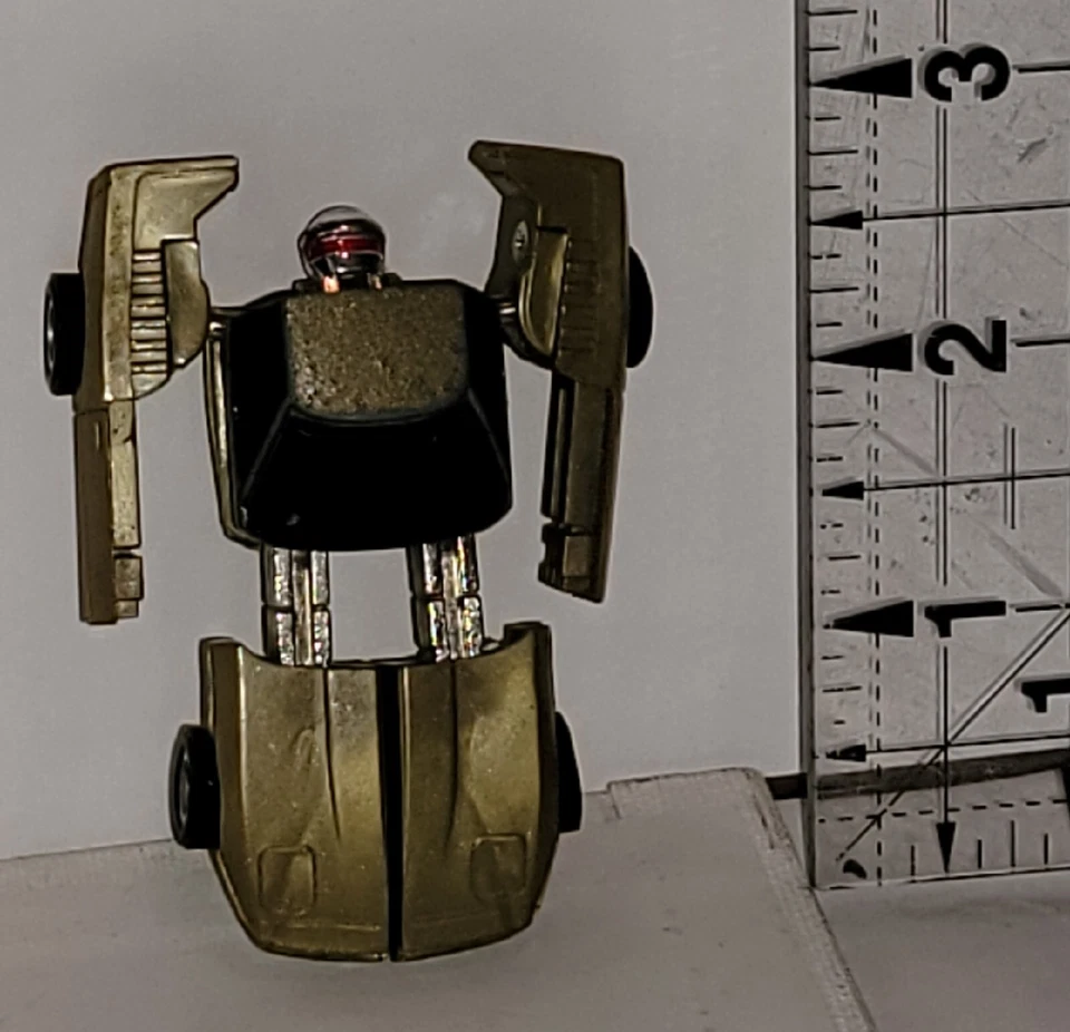 Coche de colección Bandai Gold Corvette Japón GoBots Transformers 1985 para piezas Foto 4 de 4