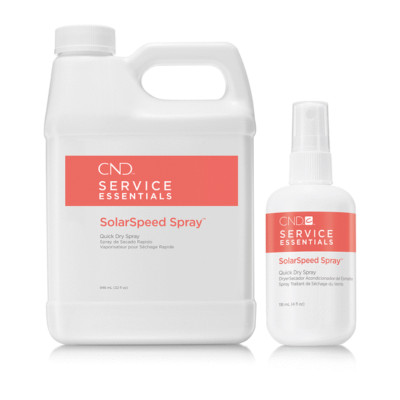 CND Service Essentials SolarSpeed Spray Quick  32oz + 4oz Spray Combo Duo 2pcs