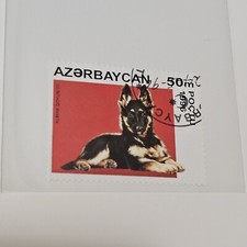 GERMAN SHEPHERD PUP DOG STAMP DOGS COLLECTIBLE DOG27