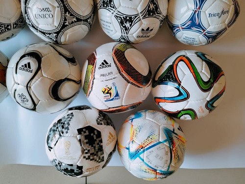 adidas mini ball 14 pcs collector set 1970 to 2022 FIFA world cup size 1 - Picture 3 of 10