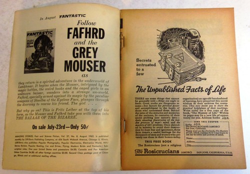 Amazing Stories – US digest – Aug. 1963 – Vol.37 No.8 - Disch, Rackham, Zelazny - Picture 5 of 6