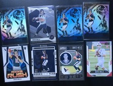2021 Panini Mosaic #322 Davis Mills Rookie RC Illusions Next Up Rush ROY ++