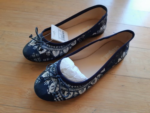 NUOVO Desigual missia 2 Navy Blue Scarpe Basse Ballerine Ballerina EU 37 UK  4 US 6.5 | eBay