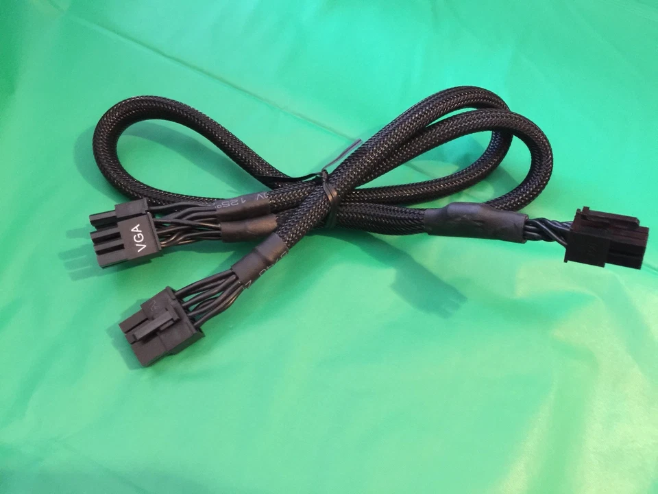 50 Pcs 8 PIN TO dual 8+6 pin PCIE VGA Cable for EVGA SuperNOVA 750-1300 G2 G3 G5 - Image 3 of 3