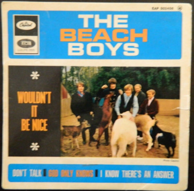 THE BEACH BOYS   EP    Wouldn`t it be Nice     aus Frankreich  RAR