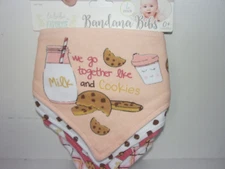 New  Le Bebe Favorite 4 Bandana Bibs, 0+ Months, Assorted Prints, Cotton, Infant