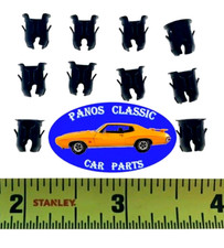 Tubo de barril Chrysler tuercas de velocidad push-in cuerpo se adapta a orificio de 1/4" perno de 1/8" 10 piezas 206