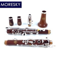 MORESKY Oehler System Clarinet Redwood G Tune Mopane Turkish Silver Plated Keys