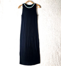 SPORTSGIRL Womens Dress Size XXS Black Stretch Knit Sleeveeless Bodycon Midi