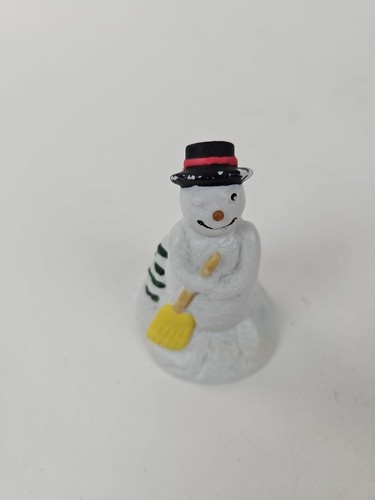 Vtg Christmas Village Ceramic Accessories Tree Snowman Children on Sled 1991 - Picture 6 of 10