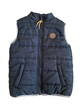 Timberland Kids Toddler Black Puffer Vest Size 4T Boys Full Zip Winter Fall