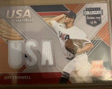 Jeff Criswell USA Materials🔥📈 A’s #8 Prospect ⚾️ Elite Extra Edition