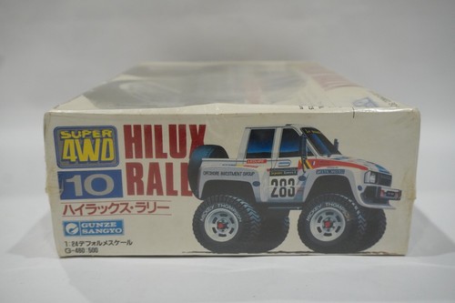 SUPER Rare GUNZE SANGYO SUPER 4WD HILUX RALLY 1:24 BRAND NEW IN BOX SEALED - Picture 6 of 12