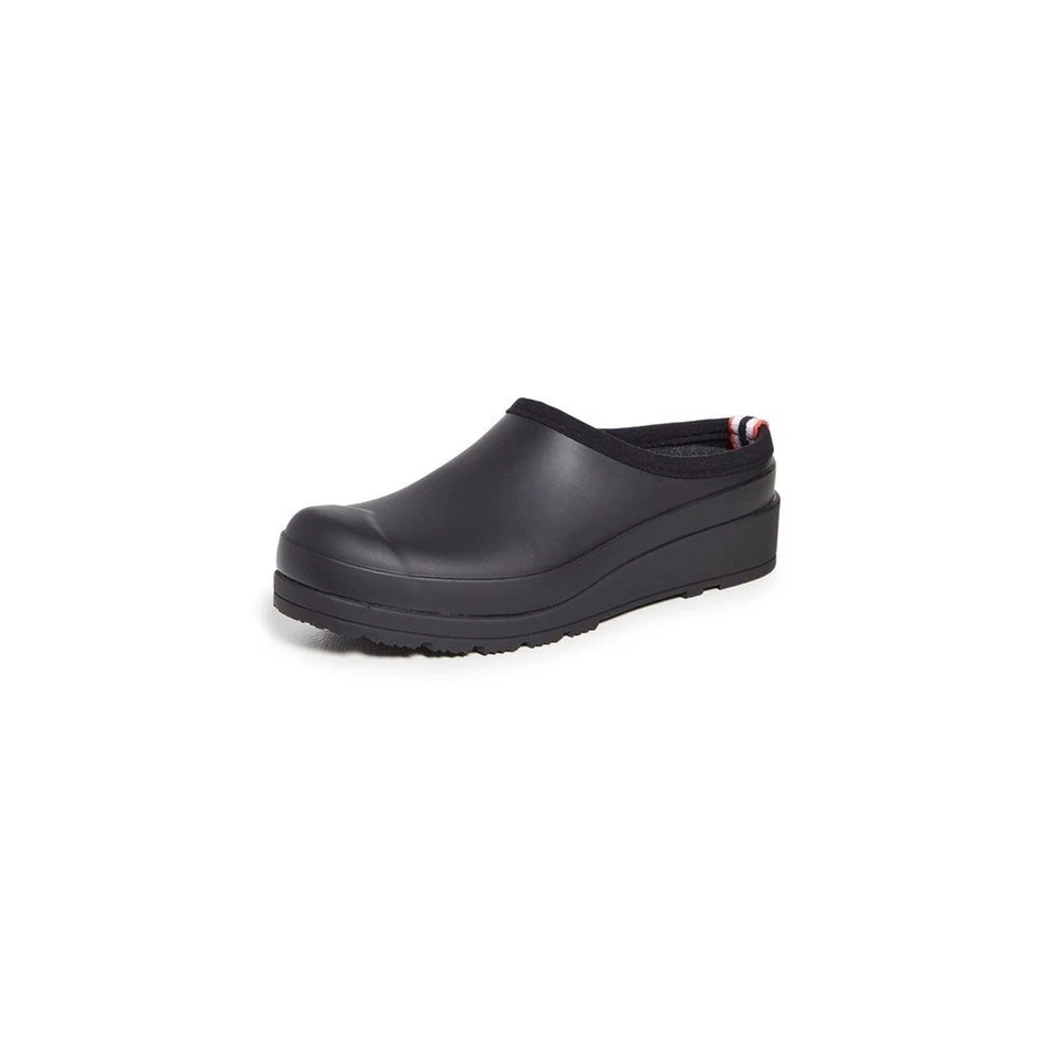 Zueco Hunter Footwear para mujer, negro, 8 Foto 2 de 4