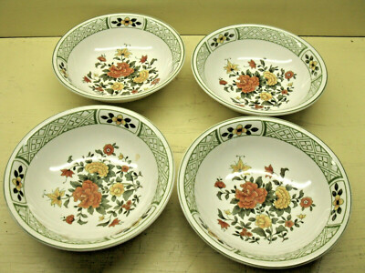 Villaroy & Boch Germany SUMMER DAY Soup / Cereal Bowl 6'' Set of (4) EUC