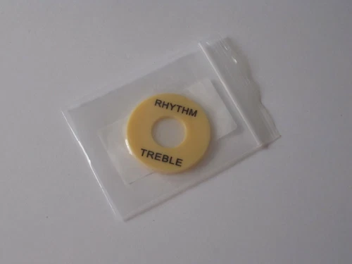 Rhythm/Treble Selector Switch Ring Cream With Black New See Photos.