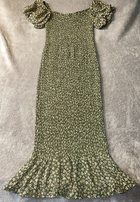green emerald velvet dress Fia Midi Dress main image 0