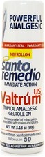 SANTO REMEDIO Valtrum TOPICAL ANALGESIC Gel Roll On Pain Relief Sprain