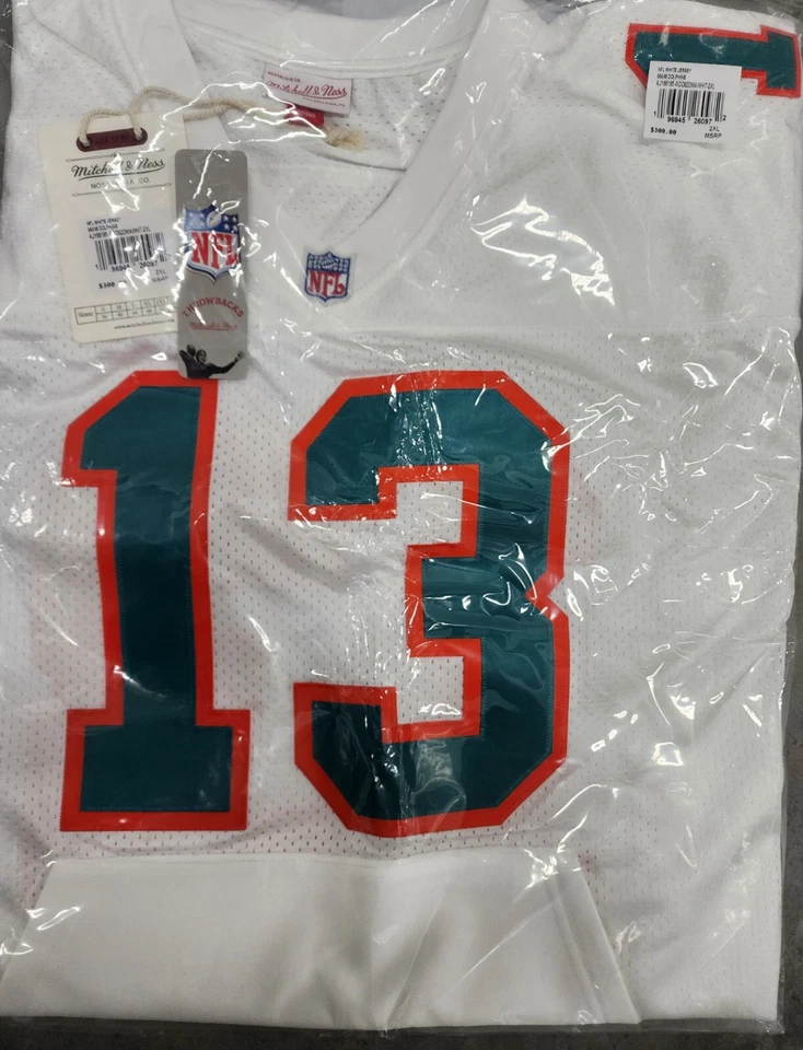 Camiseta Dan Marino Miami Dolphins 1995 Auténtica Mitchell & Ness NFL 52 2XL XXL Foto 2 de 4