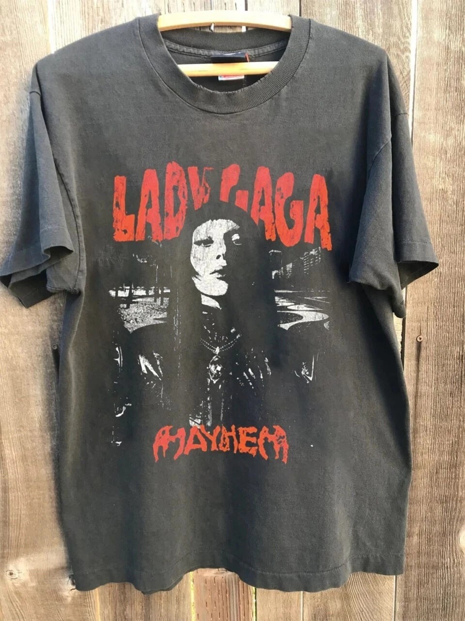Lady Gaga The Mayhem Ball Tour 2025 Charcoal Unisex Tee
