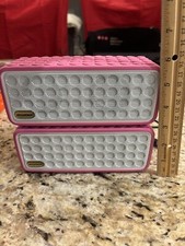 Sylvania Bluetooth Mini Speaker with Silicone Protector Cover, Pink, 2 Pack.