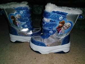 Toddler Girls Winter Snow Boots Size 5 * Disney Frozen Brand * New Without Box!