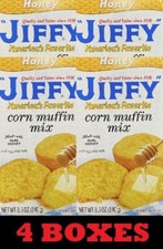 4x Jiffy HONEY Maíz Muffin Mezcla