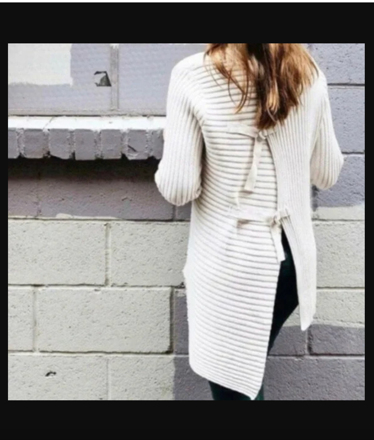 CAbi 3363 D-Ring Asymmetrical Pullover Ribbed Swe… - image 8