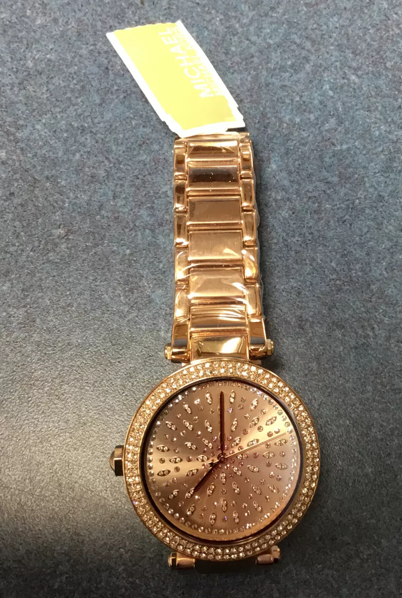 Michael Kors Parker Stainless Steel Watch with Glitz Accents 112207 MK7286