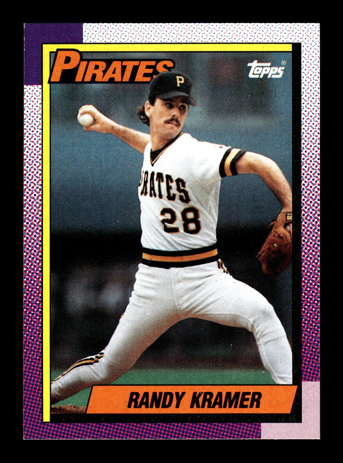 RANDY KRAMER ⚾ 1990 Topps Baseball #126 Pittsburgh Pirates