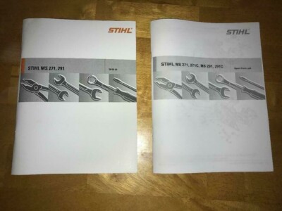 MS 271 291 MS271 MS291 STIHL Service Workshop Repair & Parts List ...